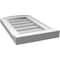 Ekena Millwork Arch Top Surface Mount PVC Gable Vent: Functional, w/ 2"W x 2"P Brickmould Sill Frame, 12"W x 20"H GVPAR12X2003SF - alternate 2